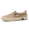 Spring Shining Step New Mens Shoes Fashionable and Versatile Mens Casual Canvas Shoes Comfortable Breathable Flat Shoes