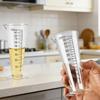 100ml Messbecher aus lebensmittelechtem Kunststoff mit Skala - BPA-frei, Perfekt für Küche & Restaurant Gebrauch Messbecher Küchenhelfer