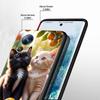 Cute cartoon cat illustration For Xiaomi Mi 15 14 13 13T 12 12T 12S 11 11i 11T Pro Ultra Lite 5G Black Soft Phone Case