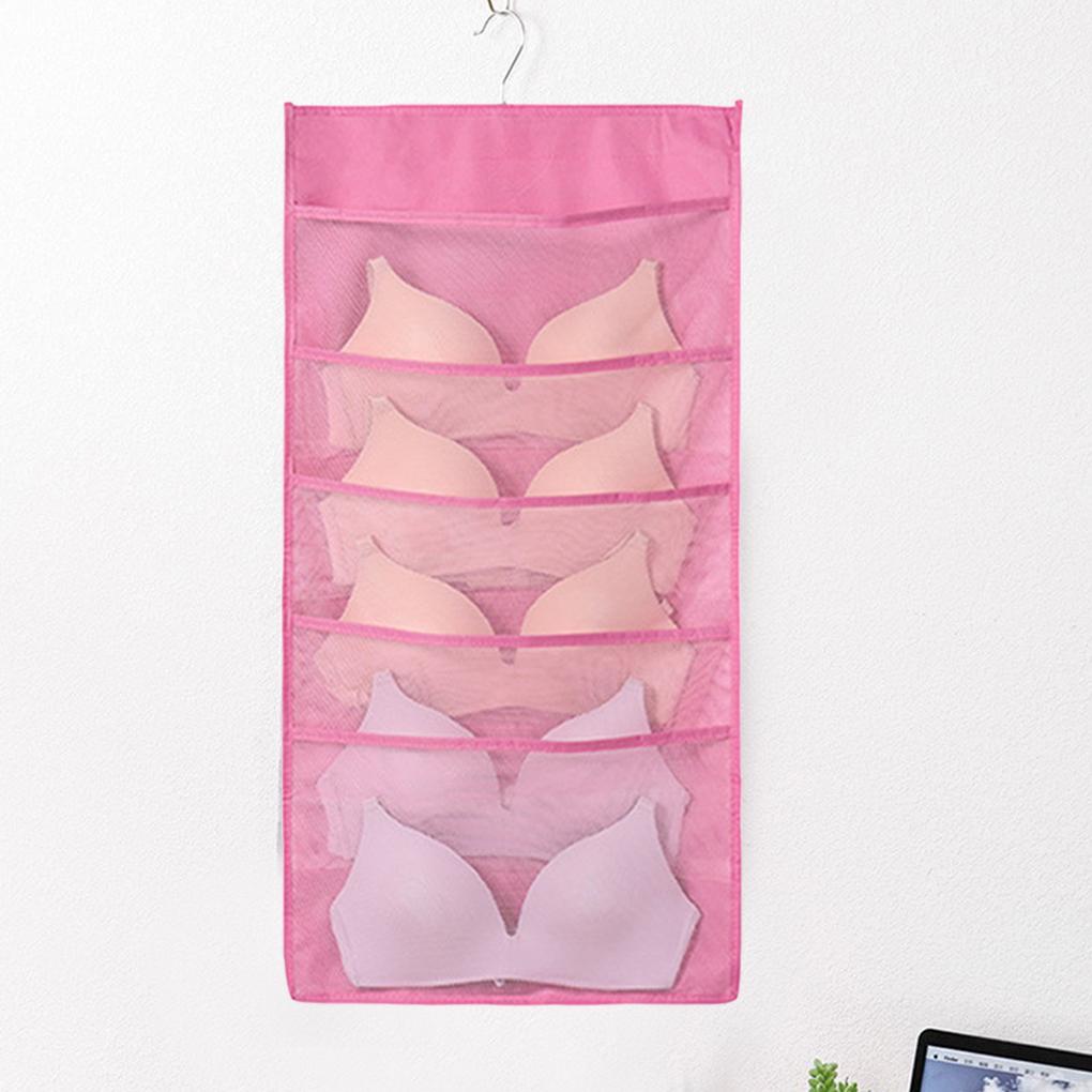Hanging Closet Storage Bag 15 Panties Socks Storage Bag Pocket