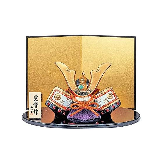 May Doll Boy s Festival Nishikisa Shusse Helmet (Gold Dragon, Small)