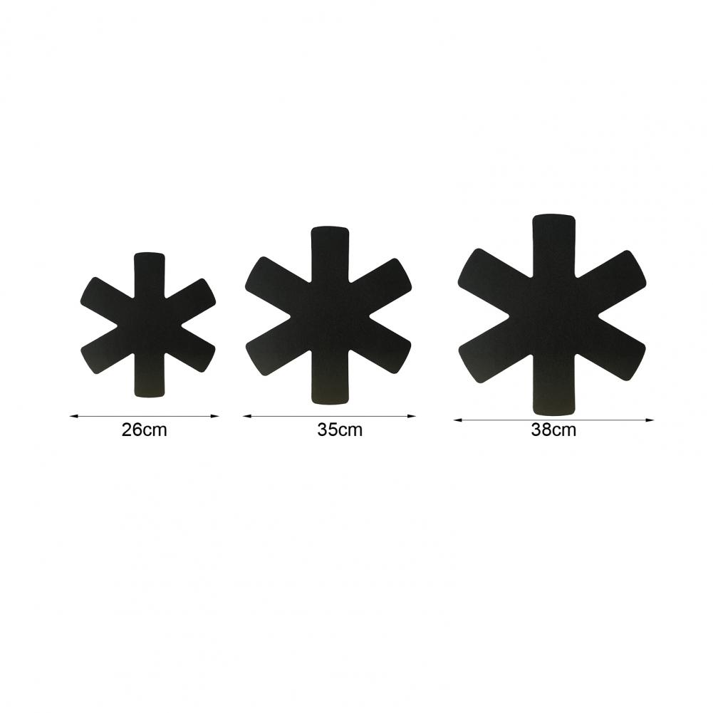 Pot Holder Set Anti-slip Pan/pot Dividers 6pcs Multi-functional Pan Protectors Set for Stacking Cookware Anti-slip for Glass