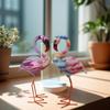 Graffiti Flamingo Sculpture Water Transfer Printing Animal Statue Home Decor Living Room Bookshelf TV Cabinet Desktop Ornament