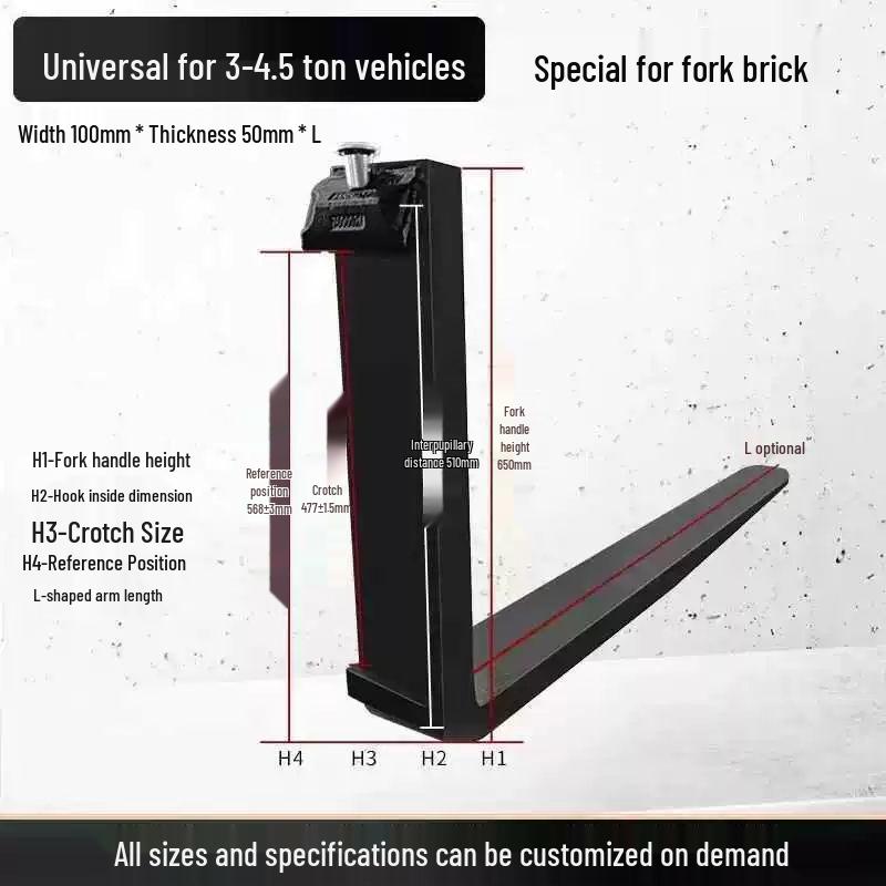 Forklift Extended Fork Attachment