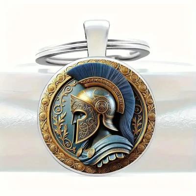 Pendentif Porte-clés en Alliage de Mode Anneau de Clés Métal Rond