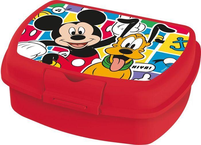 Boîte à sandwich - Tataway - Mickey Mouse - Rouge - Enfant - Plastique recyclable