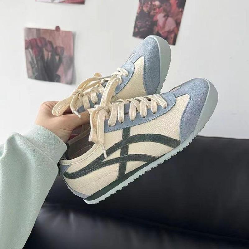 Niche Yellow Women's New Shoes Silver Retro Board Shoes Sports Trendy Shoes