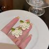 Temperament Gardenia Ohrringe Damen Mädchen Studenten Ohrringe Romantische Blumen Ohrringe Ohrstecker Kleider Accessoires