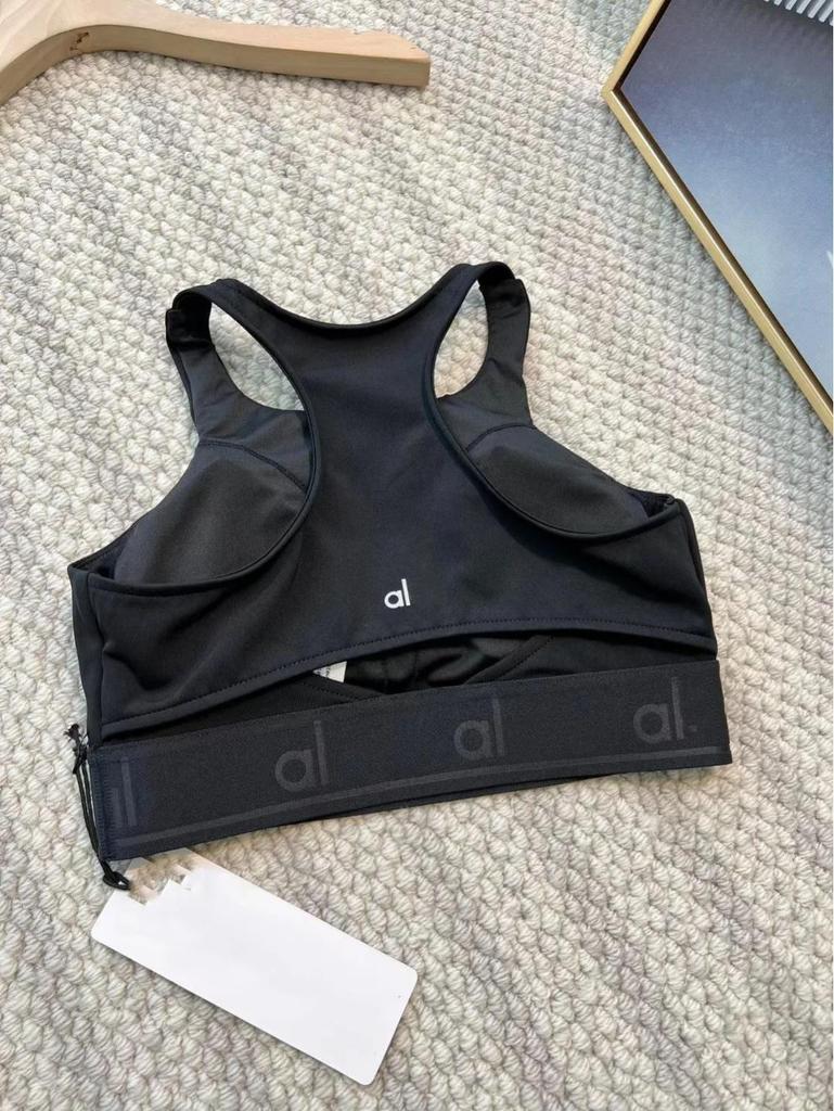 ALO2025 Women's Summer Yoga Set: High-Performance Sports Bra & Cycling Shorts