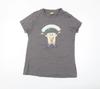 Nickelodeon George Women's Grey SpongeBob T-Shirt