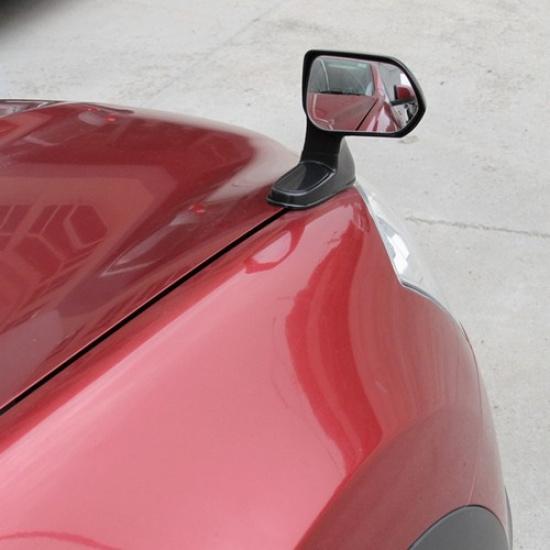 Black Removal Blind Spot Reversing Rearview Mirror Car Hood Auxiliary RearMirror