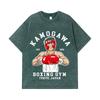 275 GSM Washed T-shirts 100% Cotton Hajime No Ippo V10 Print Unisex Heavy Cotton T Shirt