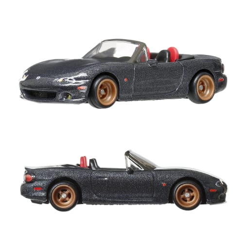 Hot Wheels Premium 2 Pack Mazda RX7 FC Pandem / '04 Mazda Mazdaspeed Miata [Mini Car] [3 lata i więcej] HRR75