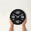 Wall Clock 12" Silent Quartz Decorative Latest Wall Clock Non-Ticking Classic Clock Battery Operated Round Easy To Read