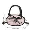 Y2K Bow Polka Dot Crossbody Bag Love Pendant Vintage Handbag Mini Top-Handle Bag  Women&Men