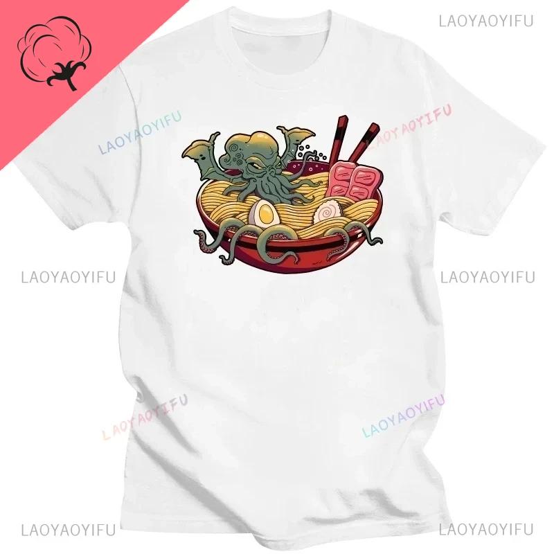 Kawaii Japan RaUnisex Cat Print Tshirt Animated Cat Love Round Cut Cotton Tshirt Harajuku Unisex Unisex Summer Streetwear O-neck Tops Unisex