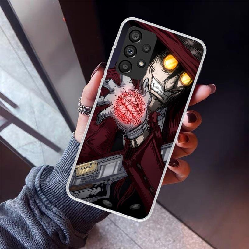 

A-Alucard Hellsing Anime Phone Case For Samsung Galaxy A17 A57 A37 A16 A26 A36 A56 A15 A25 A35 A55 A14 A13 A54 A53 A34 A24 A33 A Samsung A33