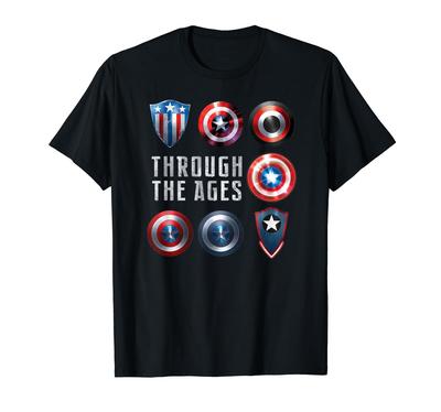 Marvel Captain America Shield Style T-Shirt