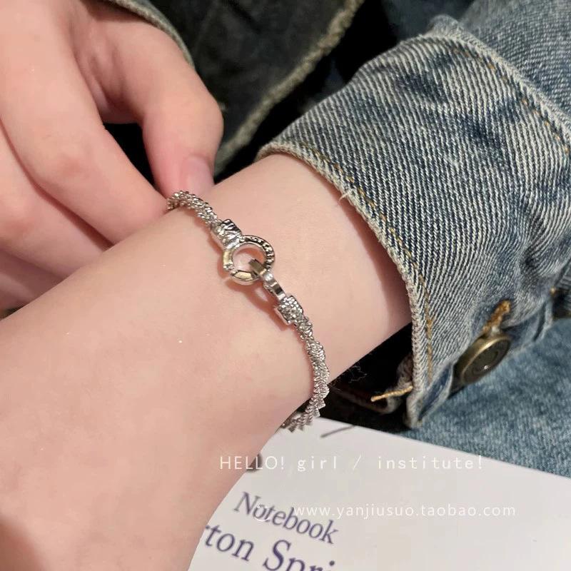 Korean Ins Tide Pearl Bracelet Design Temperament Bracelet Couple Bracelet Hand Jewelry