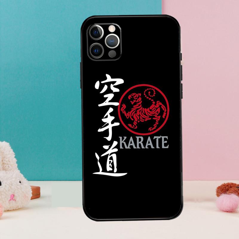 Shotokan Karate Symbol Phone Case For iPhone 16 15 14 12 11 13 Pro Max 12 13 mini XR 15 16 Plus 16e Cover Coque