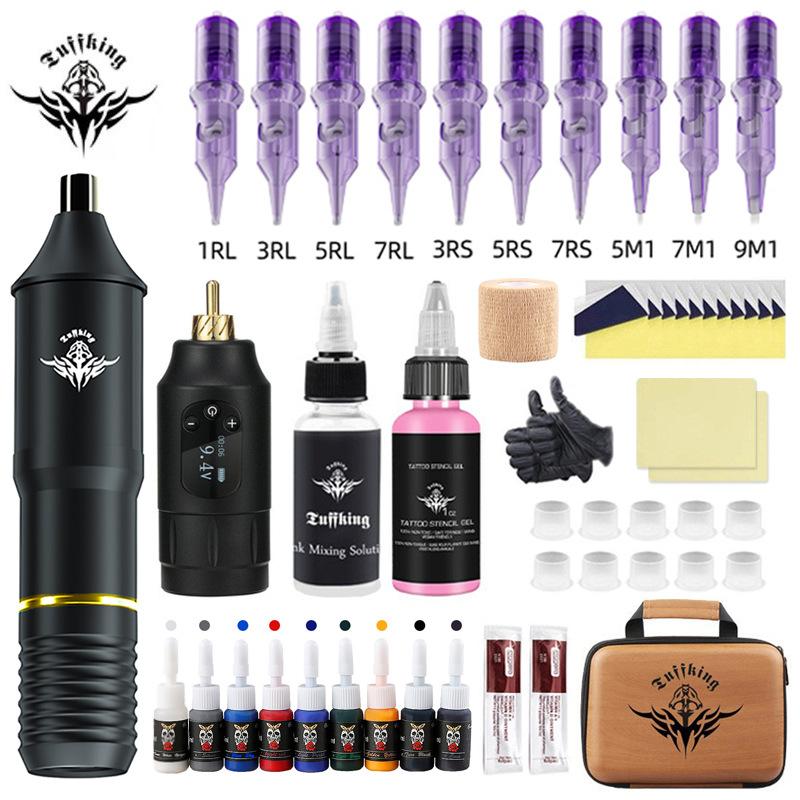 Tattoo Machine, Tattoo Pen Set, Wireless Battery, Integrated Needle, Color Material, Tattoo Consumables, Tattoo Tool.