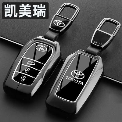 For Corolla SE 2023 Camry 50 55 TLC200 Yaris Land Cruiser Prado150 RAV4 Venza SIENNA Suede Car Key Case Cover Shell