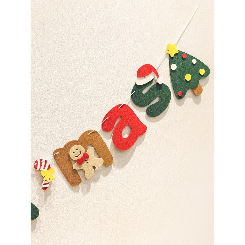 Felt Christmas Decoration Hanging Ornaments for Indoor Photo Props and Backgrounds