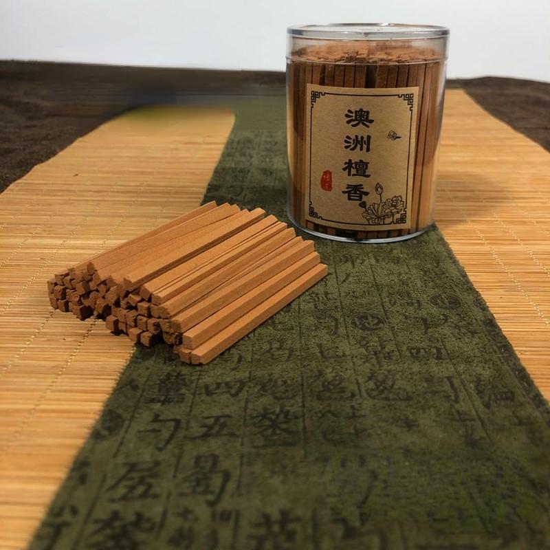 

Natural Raw Wood Australian Sandalwood Strip Home Bedroom Aromatherapy DIY Temple Meditation Yoga Office Sandalwood Supplies Australia Incense