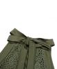 Top Senza Maniche in Pizzo con Scollo all'Americana Estate 2024 - Stile Europeo e Americano, Abbigliamento Femminile Fresco Artistico