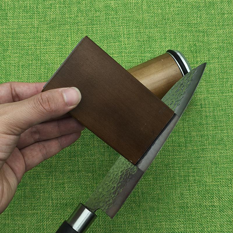 2-Angle Rolling Knife Sharpener 15/22° Roller Sharpeners Magnet Wooden base Diamond Grinder Set Woodwork Sharpening System