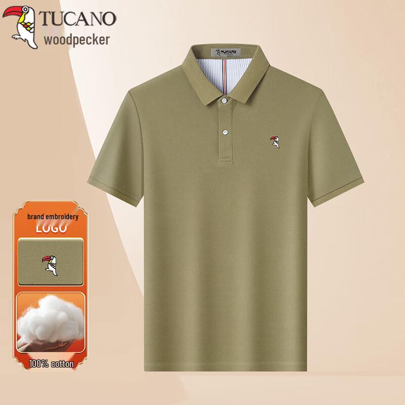 TUCANO Men s Cotton Short-Sleeve Polo Shirt L