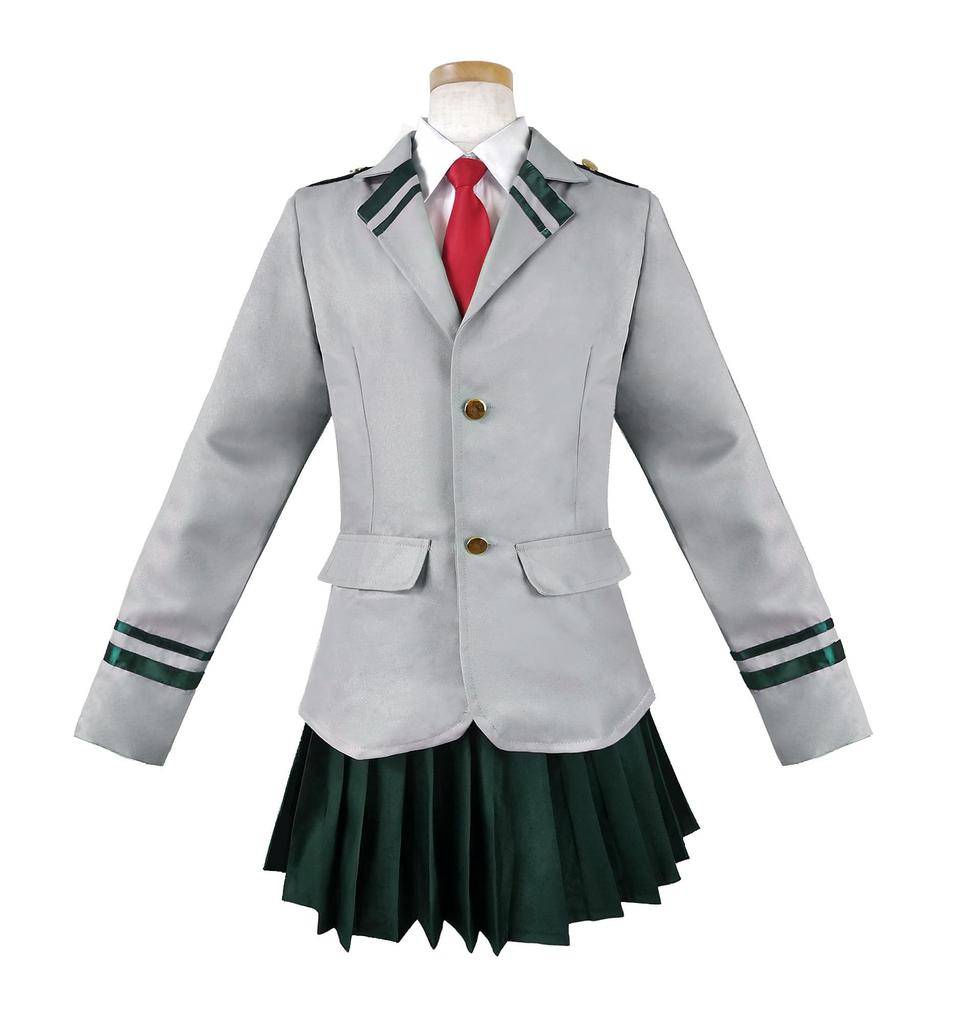 My Hero Academia Cosplay Uniform Outfit Fancy Dress Halloween Costume [ENDIANDUO] (Girls' Uniform, L)
