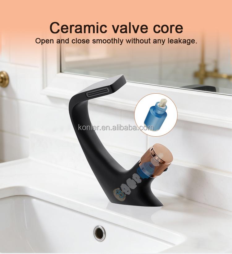 High Quality Hot and Cold Multifunctional Wash Basin Faucet Bathroom Ceramic Valve Hot Cold Water Washstand Sink Faucet