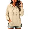 Women's Casual Long Sleeve Hoodie with Drawstring