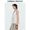 UR Women's Pleated Loose Sleeveless Blouse Shirt