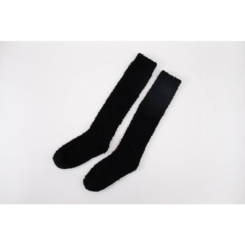 Coral fleece stockings autumn and winter thickened thermal floor socks men's and women's home thermal socks medium tube socks