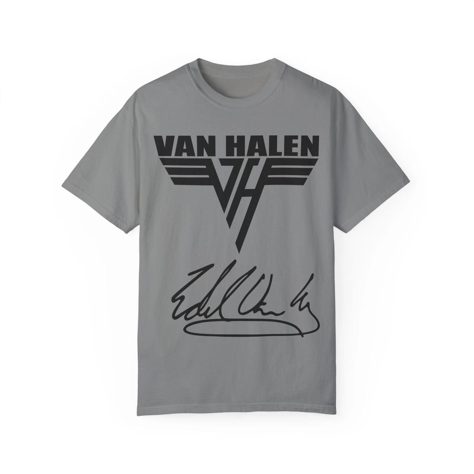 Van Halen Signature T-Shirt, Rock Band Tee, Music Lover Gift M