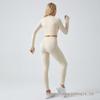 Pantaloni da Yoga Senza Cuciture Autunno-Inverno a Vita Alta Sollevamento Glutei con Tessuto Traspirante che Assorbe il Sudore
