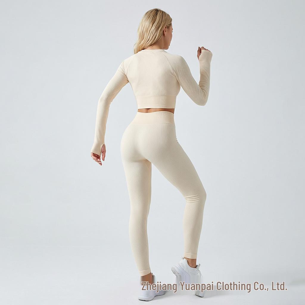 Pantaloni da Yoga Senza Cuciture Autunno-Inverno a Vita Alta Sollevamento Glutei con Tessuto Traspirante che Assorbe il Sudore