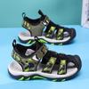 Children's Sandals Medium Large Soft Sole Wear-resistant New Anti-slip Anti-collision Boy's Baotou Beach Shoes Cross-border