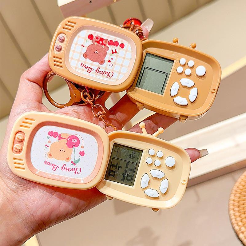 Console Game Tv Cartoon Keychain Pendant Small Gift For Accessories Daily