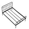 1Pcs 1:12 Dollhouse Miniature Iron Doll Bed Model Mini Doll Furniture Simulation Bed Bedroom DIY Accessories Toys