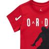Jordan Letter Logo Print Knit Short Sleeve T-Shirt Kids Tops Jester-Red JD2032202GS-003