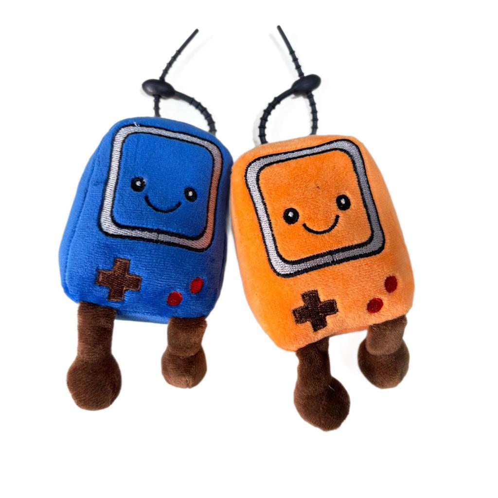 Cartoon Game Console Plush Keychain Toy Claw Machine Prize