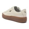 Puma Basket Platform Canvas Fashion Casual Low Top Sneakers Women Sneakers Beige 399251-02