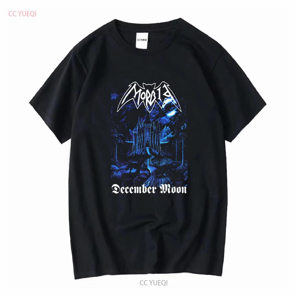 Camiseta Morbid Band December Moon Talla Completa S a 5XL LL1383 vintage Lavada Suave Elegante ropa de diseñador moda hombre