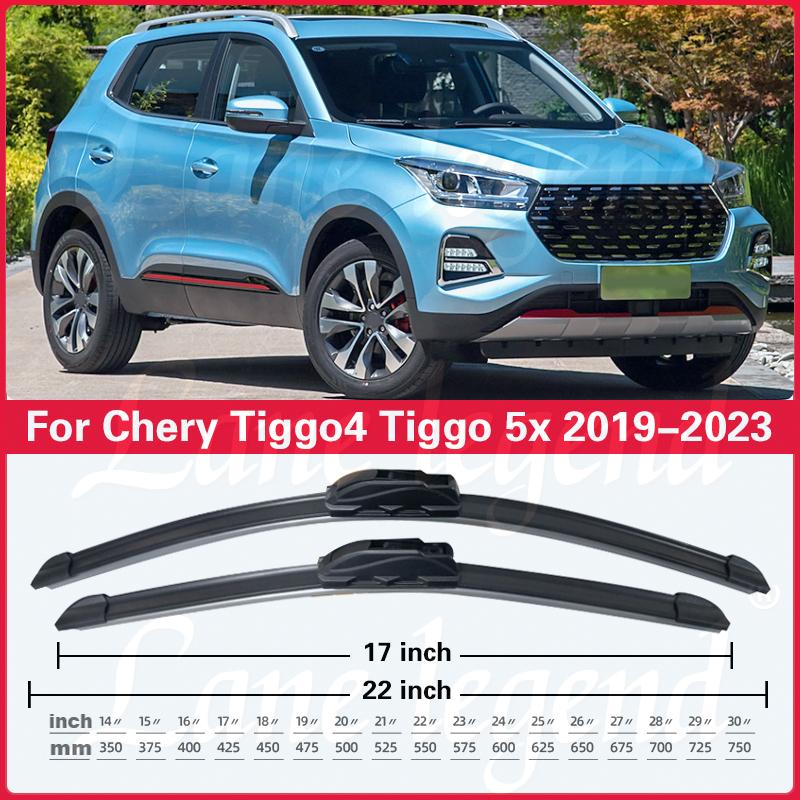 Car Front Rear Wiper Blades For Chery Tiggo 4 Tiggo4 Tiggo 5x 2019-2023 Car Accessories Window Windscreen Windshield Rain Brush