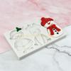  Santa Silicone Mold Christmas Theme Snowman Molds Reindeer Making Mould