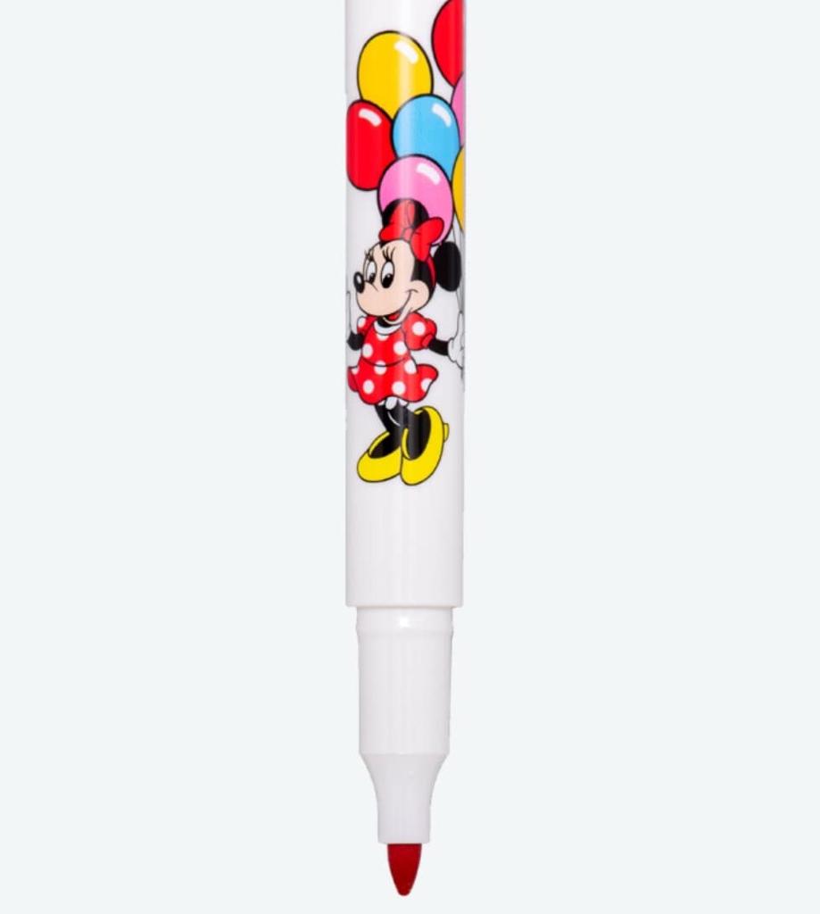 Minnie Maus Linie Set von Ballons Disney Resort Ballon Design Textmarker, 4-Farben 4, Mildliner,
