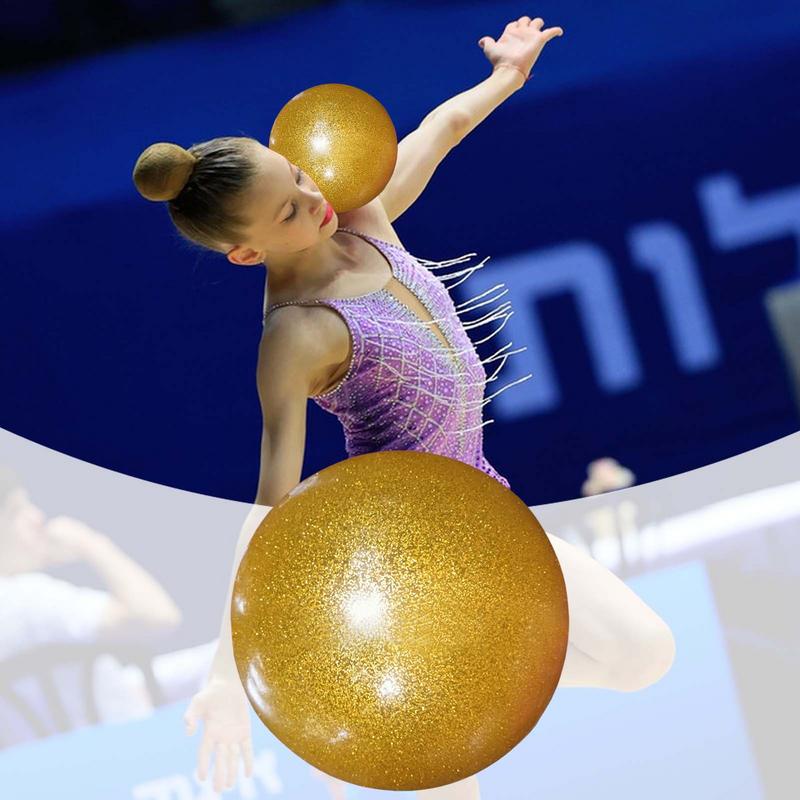 Rhythmic Gymnastic Ball Small Exercise Ball For Stability High Elastic Gym Gear Workout Equipment For Fitness Competition Dance